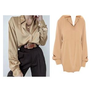 Basic Button-Up in Camel